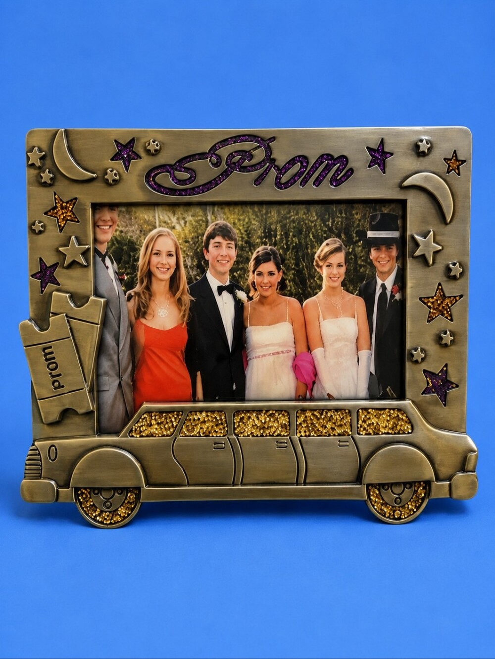 3/$30 Prom Limousine 4" x 6" Metal Picture Frame NWOT